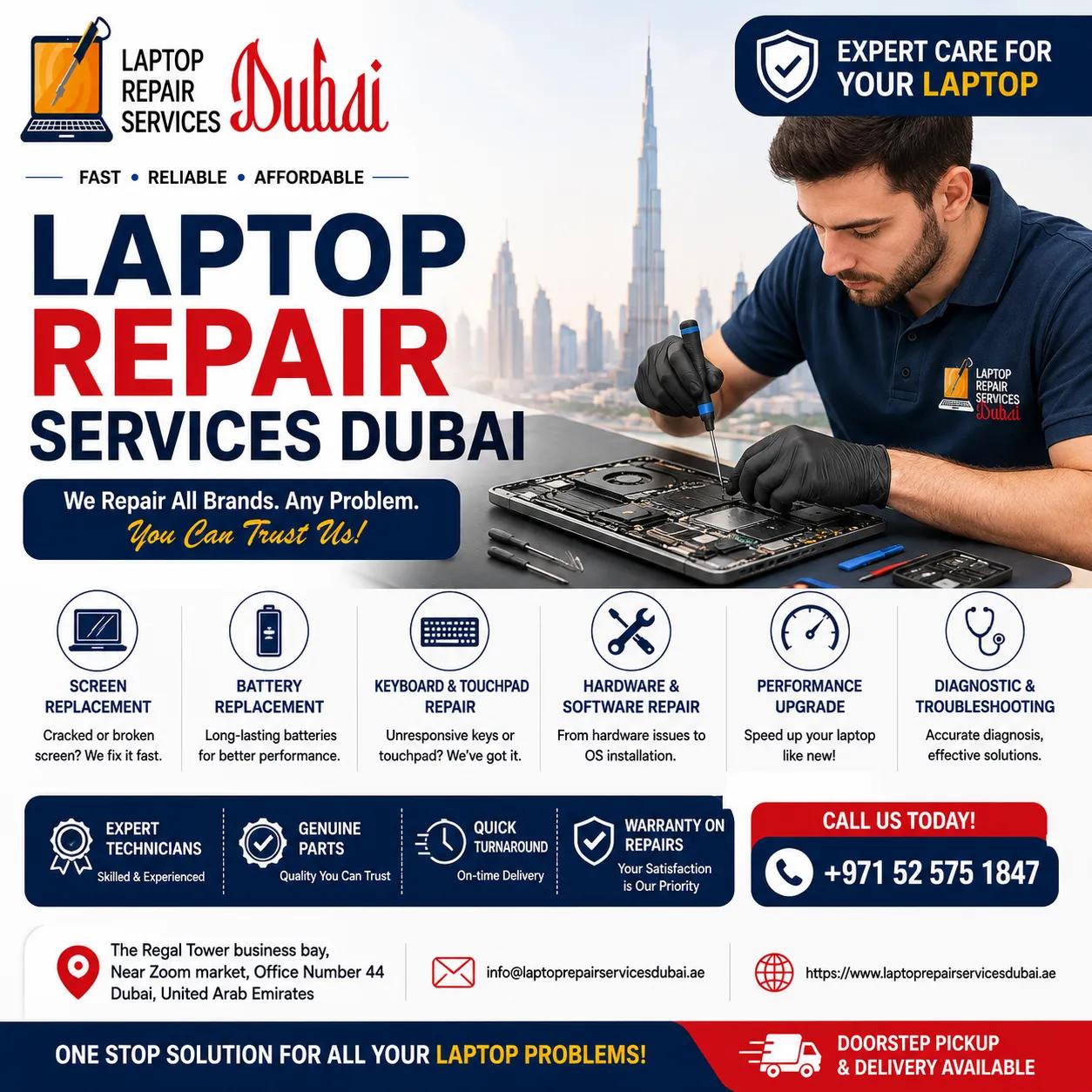 HP Service Center Dubai: Need Expert Laptop Repair?